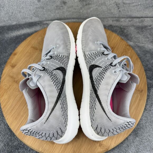 Nike Free 5.0 TR Fit 5 Shoes Womens Size 6.5 Gray Black Pink Running 705299-003 - Picture 6 of 9